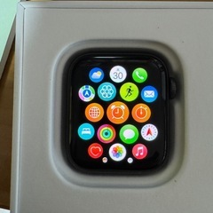 Apple Watch Series 6 space gray aluminum case 40MMの画像