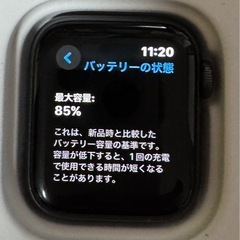 Apple Watch Series 6 space gray aluminum case 40MMの画像
