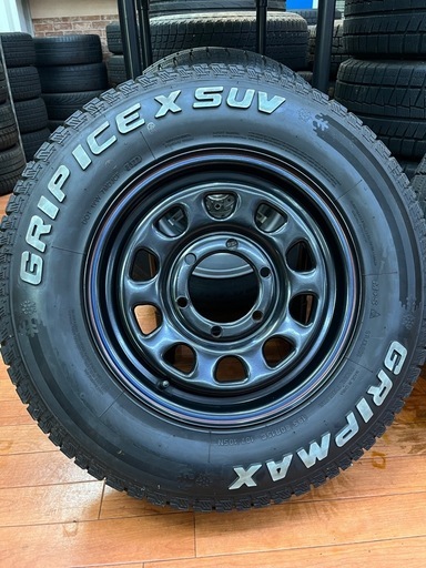 DAYTONA SS 15インチホイール＆スタッドレスタイヤセット【リサイクルマート下関店】