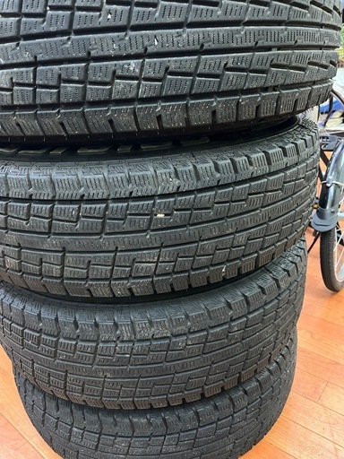 DAYTONA SS 15インチホイール＆スタッドレスタイヤセット【リサイクルマート下関店】