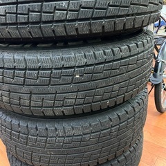 DAYTONA SS 15インチホイール＆スタッドレスタイヤセット【リサイクルマート下関店】の画像