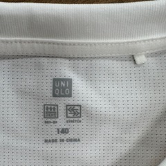 UNIQLOドライEXクルーネックTシャツ  サイズ140㎝ の画像