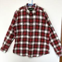 【美品 / Eddie Bauer】フランネルシャツ コットン100％ Lの画像