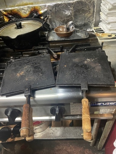 業務用イカ焼き鉄板２枚