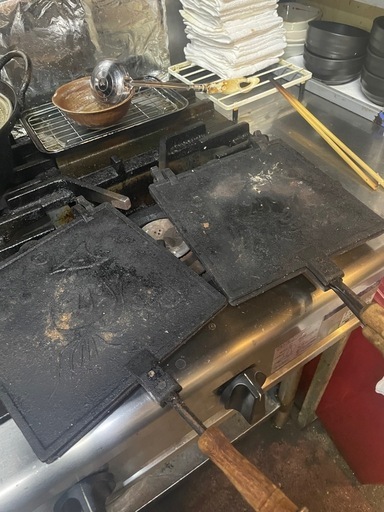 業務用イカ焼き鉄板２枚