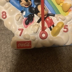 コカコーラレア！！ディズニー陶器時計の画像