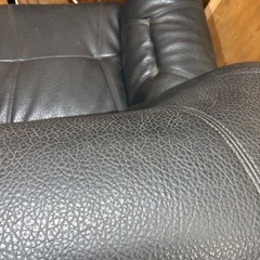 2人掛け 革製 ソファ アメリカン クラシック アンティーク調の画像