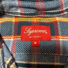 ✨希少・美品✨Supreme チェックネルシャツ Mサイズ メンズ秋冬の画像
