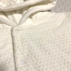 美品！！真っ白ふわふわベビーケープの画像