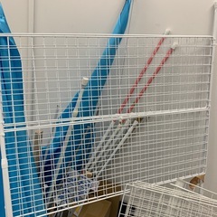 つっぱり棒 ワイヤーネットの画像