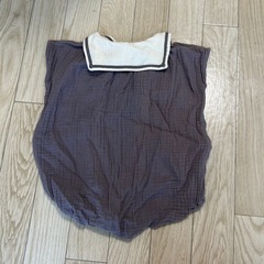 【美品】ノースリーブロンパース コットン100%の画像