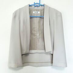 【極美品 / MAITRESSE】ケープジャケット フォーマル アイボリー Mの画像