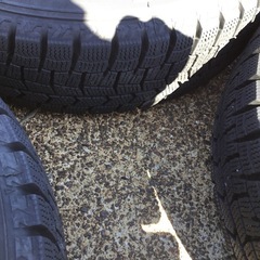 155/65R14 スタッドレスタイヤ付きアルミホイール4本セットの画像