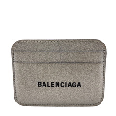 バレンシアガ BALENCIAGA カードケース レザー×ラメ 593812 シルバーの画像