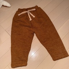 子供用品 冬服 耳付きアウター上下セット80サイズ の画像