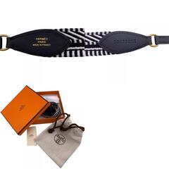 エルメス HERMES ショルダーストラップ バンドリエール サングル カヴァル 25mm ドゥーゴー 2023 ブラックの画像
