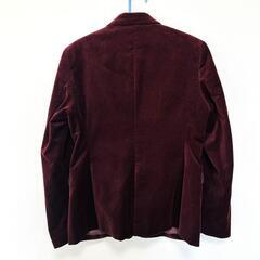 【美品 / UNIQLO × INES】ベルベットジャケット M ボルド－の画像