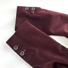 【美品 / UNIQLO × INES】ベルベットジャケット M ボルド－の画像