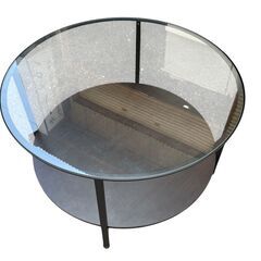 IKEA イケア VITTSJÖ ヴィットショー コーヒーテーブル ブラックブラウンの画像