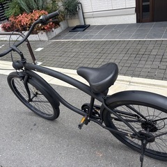 fivecard-bike ビーチクルーザー ブラックの画像