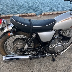 車検本日取得　車検満タン　ヤマハ　SR400 　カスタム の画像