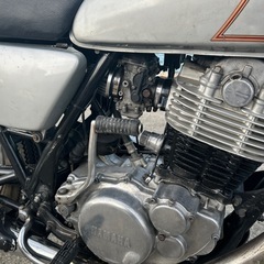 車検本日取得　車検満タン　ヤマハ　SR400 　カスタム の画像