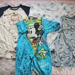 ベビー服　カバーオール　ロンパース　5枚まとめ売りの画像