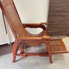 【トレファクいわき平店】ロッキングチェアー ダークブラウン が入荷しました！の画像