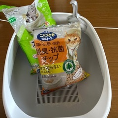 猫　トイレセットの画像
