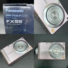 I333　Panasonic デジタルカメラ LUMIX (ルミックス)  DMC-FX55-P ピンク DIGITAL CAMERA FX55 中古/動作未確認の画像