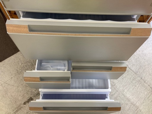 【愛品館江戸川店】保証充実 SHARP 2021年製 457L 5ドア冷凍冷蔵庫 SJ-MW46H-S