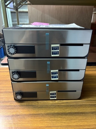 集合郵便受け　ポスト　Nasta 新品未使用　３段