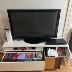 テレビ、テレビボードセットの画像