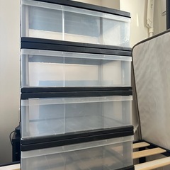 収納ケース（収納ボックス）｜モノトーンカラー 引き出しの画像