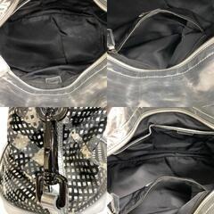 バーバリー BURBERRY ショルダーバッグ ビートチェック シルバーの画像