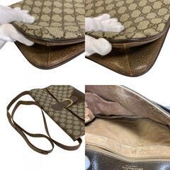 グッチ GUCCI ショルダーバッグ GGスプリーム オールドグッチ ブラウンの画像