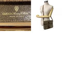 グッチ GUCCI ショルダーバッグ GGスプリーム オールドグッチ ブラウンの画像