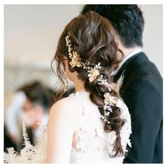 Bride me ブライダル ヘアアクセサリー 髪飾りの画像