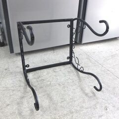 サイドテーブル ガラス天板×アイアンフレーム 35×32cm 高さ35cm プランターテーブル ☆ 札幌市 北区 屯田 の画像