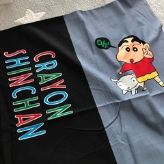 クレヨンしんちゃん　ハギレ　およそ120✖️140の画像