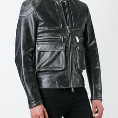 羊革・シープレザーディストレストジャケットサファリポケット付き Safari Pockets Jacketの画像