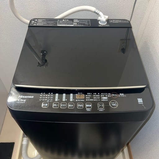 洗濯機（Hisense 5.5kg）