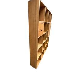 【レガストック川崎本店】無印良品 スタッキングシェルフセット 5段×4列 オーク材 チェスト・引き出しセットの画像