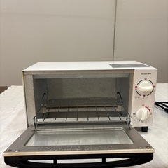 KOIZUMI コイズミ オーブントースタ － KOS-1019 2020年製ホワイト 3段階ヒーター切 換 2枚焼き トレー付 トースター家電  清掃、動作確認済み中古品の画像