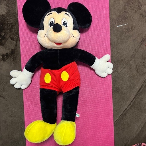 【レア】ミッキーマウス　ぬいぐるみ　特大　レトロ　ディズニー
