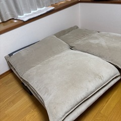 ニトリ　リクライニングソファ　2人がけの画像