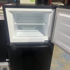 035  Hisense 2ドア冷蔵庫 120L ブラック HR-B12J1B 2023ねんせい2023年製【訳あり格安❗️
】の画像