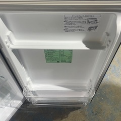 035  Hisense 2ドア冷蔵庫 120L ブラック HR-B12J1B 2023ねんせい2023年製【訳あり格安❗️
】の画像