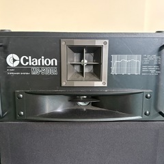 クラリオンカラオケデッキ用スピーカーMS-6100Aの画像