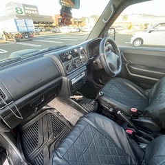 ジムニーjb23 3型5MT 貨物登録4ナンバー 平成13年式　艶消黒　3インチアップ　車検R8年7月　エンジンオーバーホール済の画像